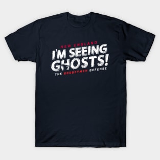 Patriots Seeing Ghosts Boogeymen Defense T-Shirt